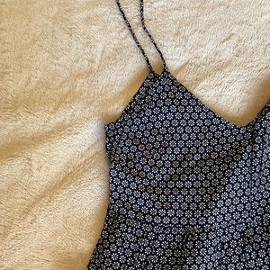 navy floral Divided (H&M) sundress